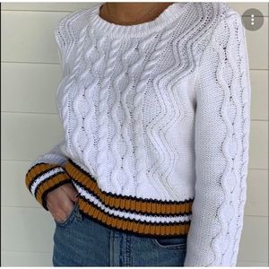 Kendall + Kylie cropped sweater size small￼